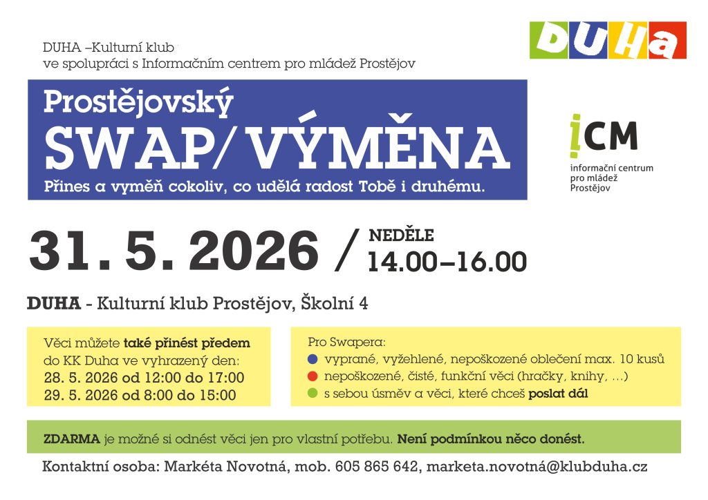 Prostějovský SWAP - letáček