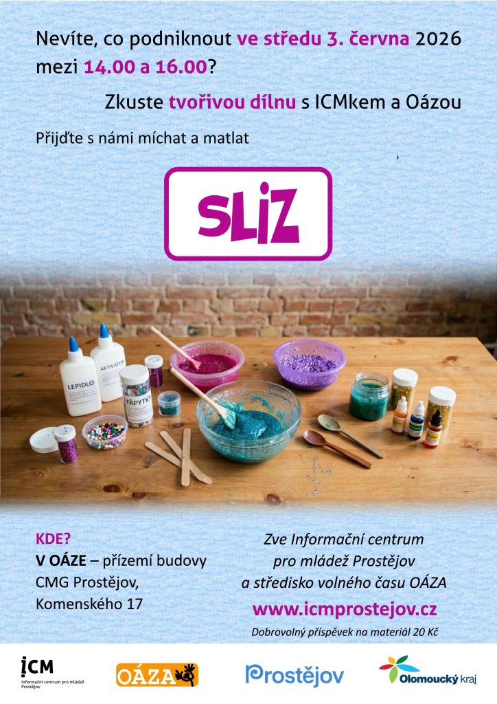 Plakát na tvořivou dílnu
